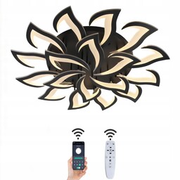 Duża Lampa Sufitowa Kwiat Lotosu XXL 110CM Żyrandol