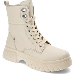 Rieker Beżowe Botki Ocieplane Obuwie Damskie