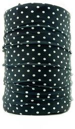 Bandana codzienna tuba Dr.Bacty - polka dots black