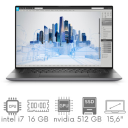 DELL Precision 5560 i7-11850H 16GB 512GB SSD 15,6"