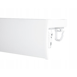 Karnisz Sufitowy Szyna Sufitowa Aluminiowa Podwójna z Maskownicą