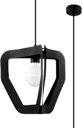 Lampa wisząca TRES czarna SL.0930 - Sollux Sprawdź