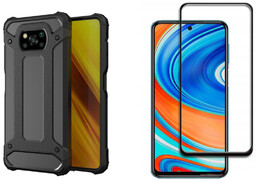 Etui Xarmor + szkło pełne do Xiaomi Poco