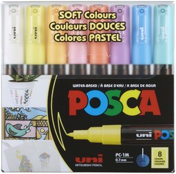 Marker z farbą plakatową okrągły 0,7mm UNI POSCA