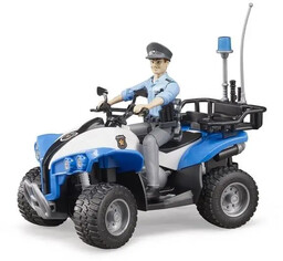 Figurka policjanta z quadem - Bruder