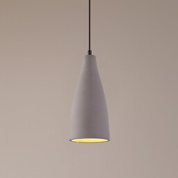 Lampa Wisząca Lindby, Sanne, ściemnialny, szary, salon, beton,