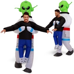 Dmuchany Kostium Alien Ufo Kosmita Przebranie Nadmuchiwany Strój