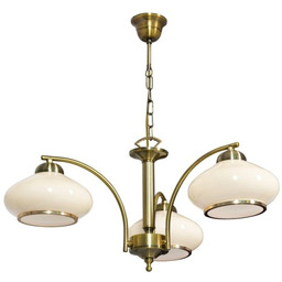 Activejet Żyrandol klasyczna lampa sufitowa wisząca RITA Patyna