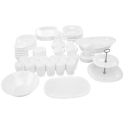 LUMINARC Serwis obiadowo-kawowy szklany Carine 12 osób (100