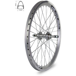 Koło tylne aluminiowe stożkowe XMX z piastą stalową