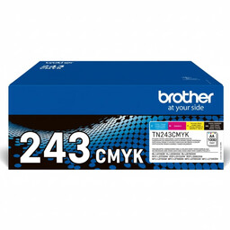 Tonery Oryginalne Brother TN-243CMYK (TN-243CMYK) (komplet) otwarte pudelko