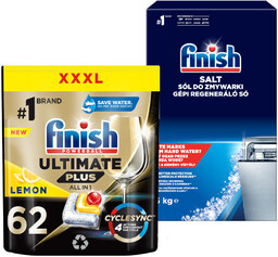 FINISH Ultimate Plus Kapsułki do zmywarki 62 lemon
