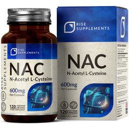 Rise Supplements, NAC N-Acetyl L-Cysteina po 600mg, Suplement