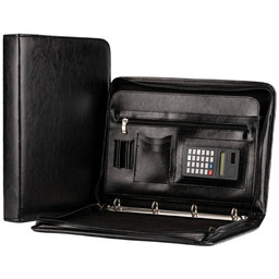 Organizer, biwuar z kalkulatorem A4 TIZANO BW02 czarny