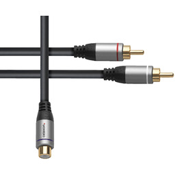 celexon Professional Line analogowy adapter audio 2x wtyczki
