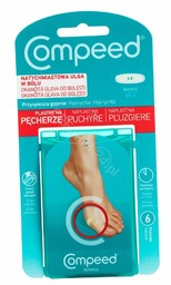Compeed plastry na pęcherze wąskie x6 plastrów