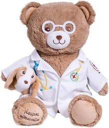 Pioupiou et Merveilles Gaston pluszowy weterynarz - 40