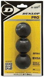 Piłki Do Squasha Dunlop Pro 3 szt