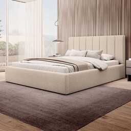 Łóżko tapicerowane z pojemnikiem SFG0116B P 180x200 Boucle