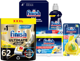 FINISH Ultimate Plus Kapsułki do zmywarki lemon 62