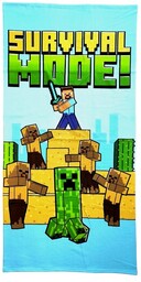 Ręcznik kąpielowy Minecraft Survival Mode 70 x 140