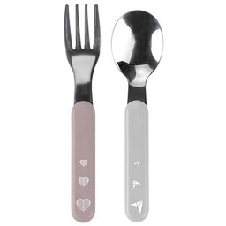 Babyono 1065/02 SZTUĆCE ZE STALI SZLACHETNEJ SZARO-FIOLETOWE