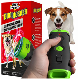 Ultradźwiękowy przenośny odstraszacz psów No Pest Dog Husher