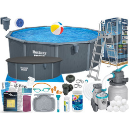 Basen Bestway 488x132 Ogrodowy Stelażowy 561CU 20w1