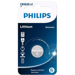 PHILIPS bateria CR1620 3V bateria litowa 1szt
