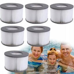 6x Filtr do Basen Spa Jacuzzi Hydromasaż Mspa