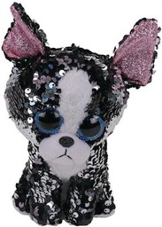 TY BOOS PORTIA - cekinowy terier 15cm 36342