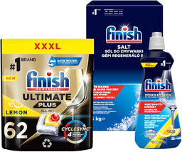 FINISH Ultimate Plus Kapsułki do zmywarki lemon 62