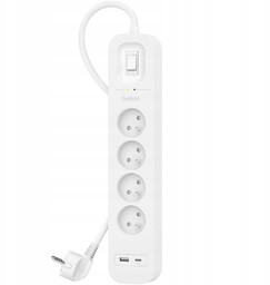 Listwa antyprzepięciowa 525J Belkin SRB001CA2M, Usb-c Usb-a 4x