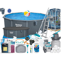 Basen Bestway 488x132 Ogrodowy Stelażowy 561CU 21w1