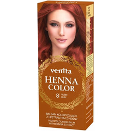 Venita Henna Color farba do włosów, 8 rubin,