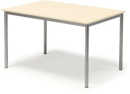 Stół BORÅS, 1200x800x720 mm, brzoza laminat, szary aluminium