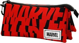 Marvel Cut -Piórnik Potrójny ECO, Czerwony, 23 x