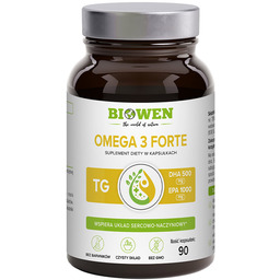 BIOWEN Omega 3 Forte 1000mg EPA 500mg DHA
