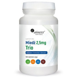 ALINESS Miedź trio 2,5 mg - 100 tabletek