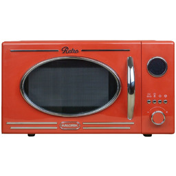 KUCHENKA MIKROFALOWA GRILL MIKROFALÓWKA RETRO 1150W 20L CZERWONA