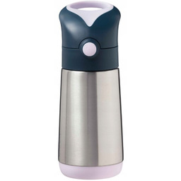 B.box Bidon termiczny termobutelka ze słomką Indigo Rose