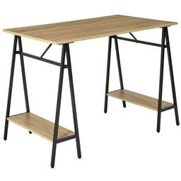 Biurko Archi 110x60cm naturalne/czarne