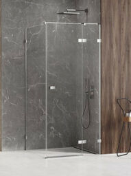 Chromowana kabina prysznicowa prawa 110x80 EXK-1494 Avexa New
