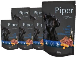 Piper doypack z jagnięciną, marchewką i ryżem brązowym