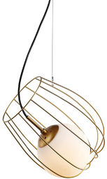 Italux lampa wisząca Melisa MDM-3943/1 GD złota druciana