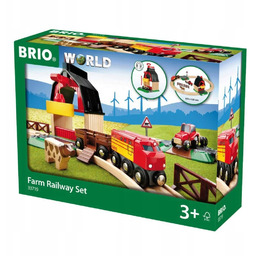 Brio World Kolejka Drewniana Na Farmie 33719