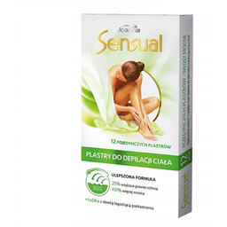 JOANNA_Sensual plastry do depilacji ciała włosy mocne 12szt