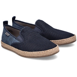 Mokasyny espadryle męskie Rieker B2661-14 BLUE R.41