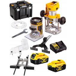 Akumulatorowa frezarka 18V 2x5Ah DeWALT DCW604P2