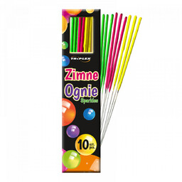 Kolorowe Zimne ognie neonowe - 10 szt.